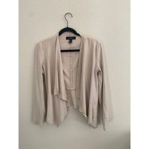 Faux Suede Cardigan